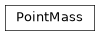 Inheritance diagram of PointMass